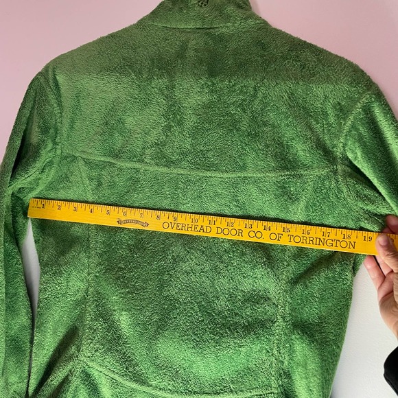 Mountain Hard Wear Hardware Green Sherpa Fleece Full Zip Jacket Sweater Medium - Picture 6 of 11